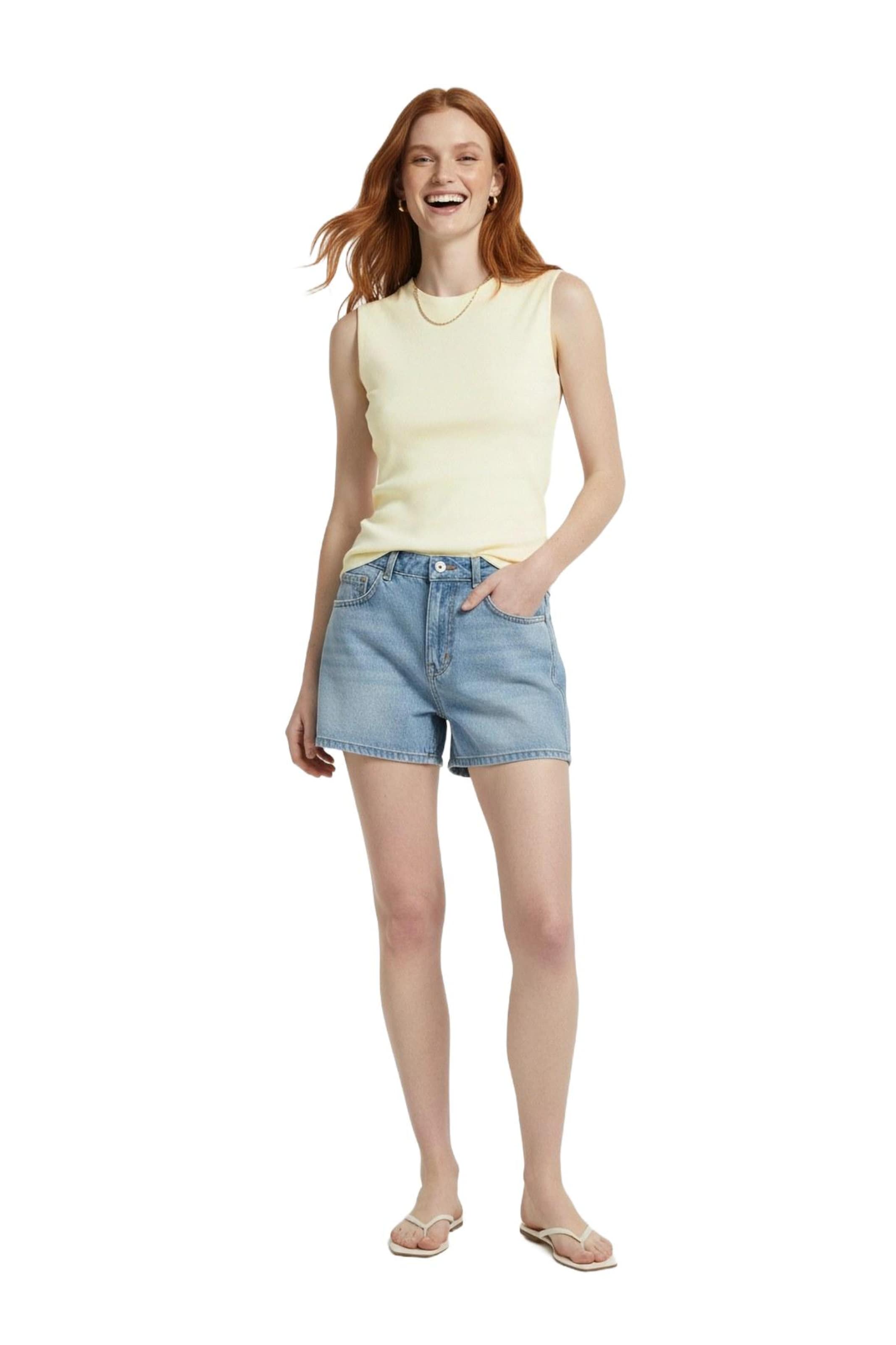 Alexa Dash Top in Geel