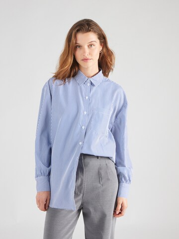 Warehouse Bluse in Blau: predná strana