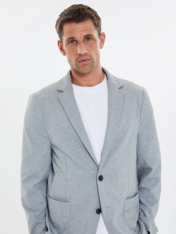 Threadbare Regular fit Suit Jacket 'Martini' in Grey
