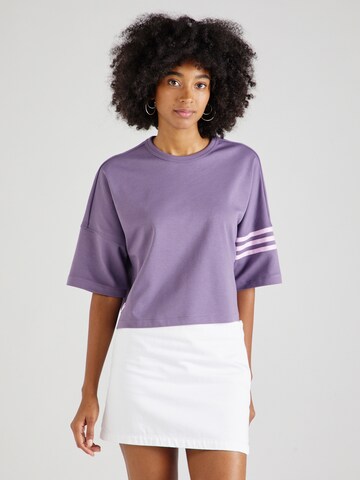 ADIDAS ORIGINALS - Camiseta 'Adicolor Neuclassics' en lila: frente