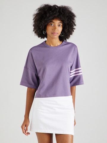 ADIDAS ORIGINALS Shirt 'Adicolor Neuclassics' in Lila: voorkant