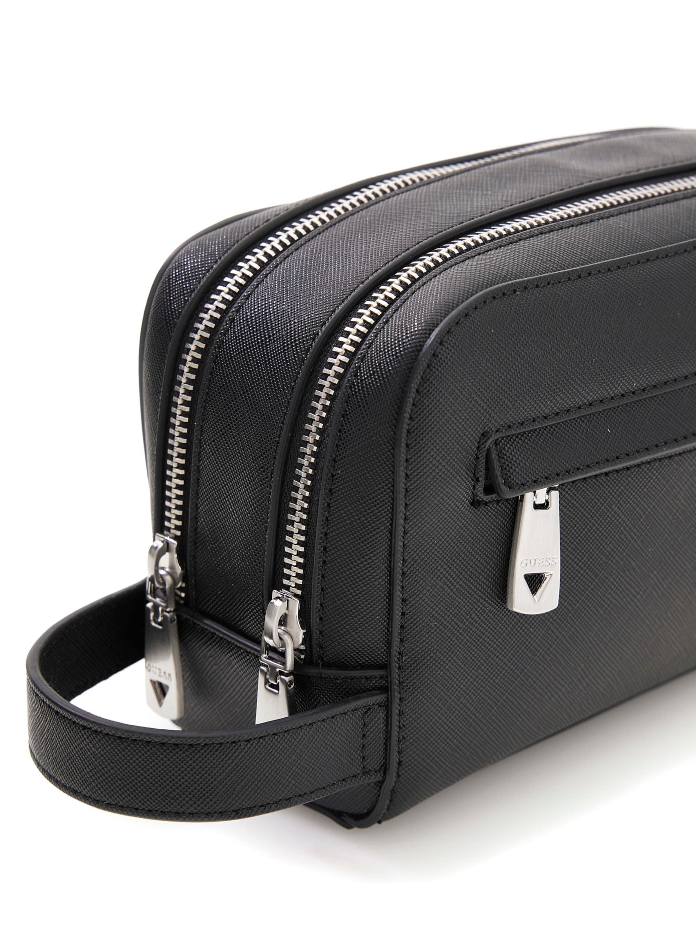 GUESS Toaletna torbica 'MILANO' | črna barva