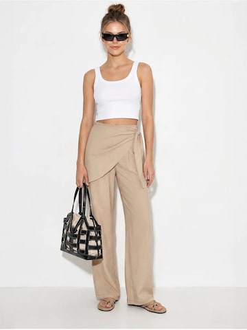 Loosefit Pantalon Bianco Lucci en beige