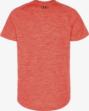 UNDER ARMOUR Functioneel shirt 'HeatGear' in Oranje