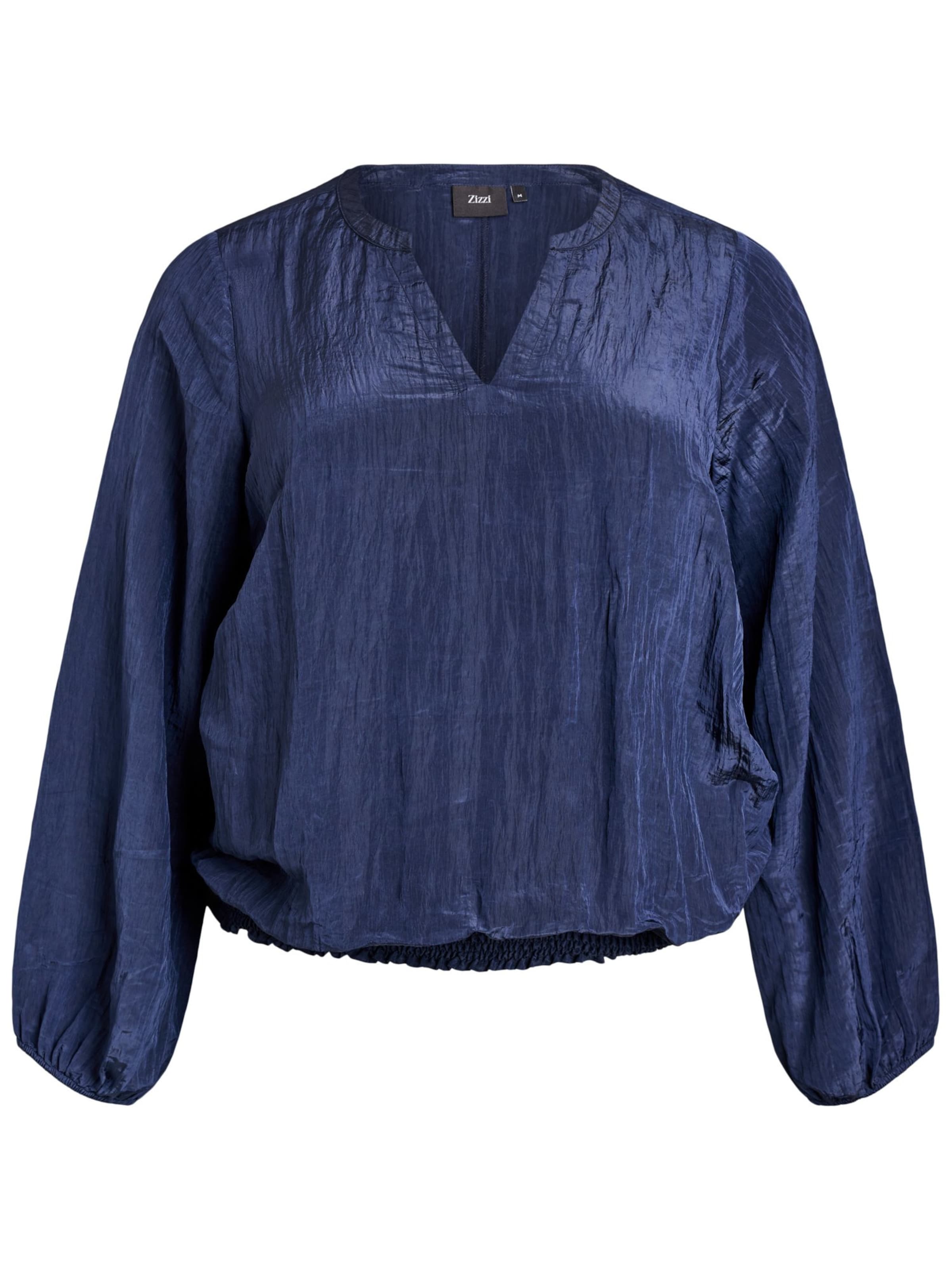 Chemisier 'Myvonne' Zizzi en bleu : devant