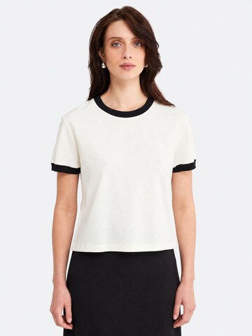 T-shirt Ethiquet en blanc