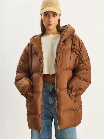 Bianco Lucci Winter Coat 'Puffer- und Daunenmäntel' in S-M in Mocha, Item view