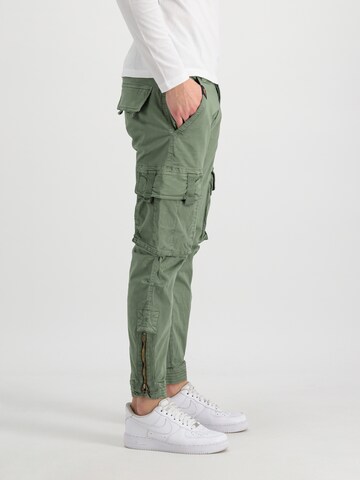 ALPHA INDUSTRIES Regular Cargo trousers in Green