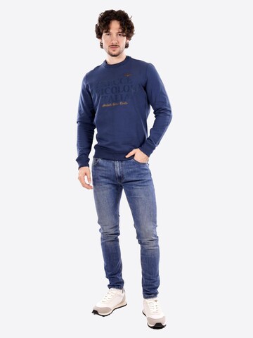 Aeronautica Militare Sweatshirt 'BLUAVIO' in Blau