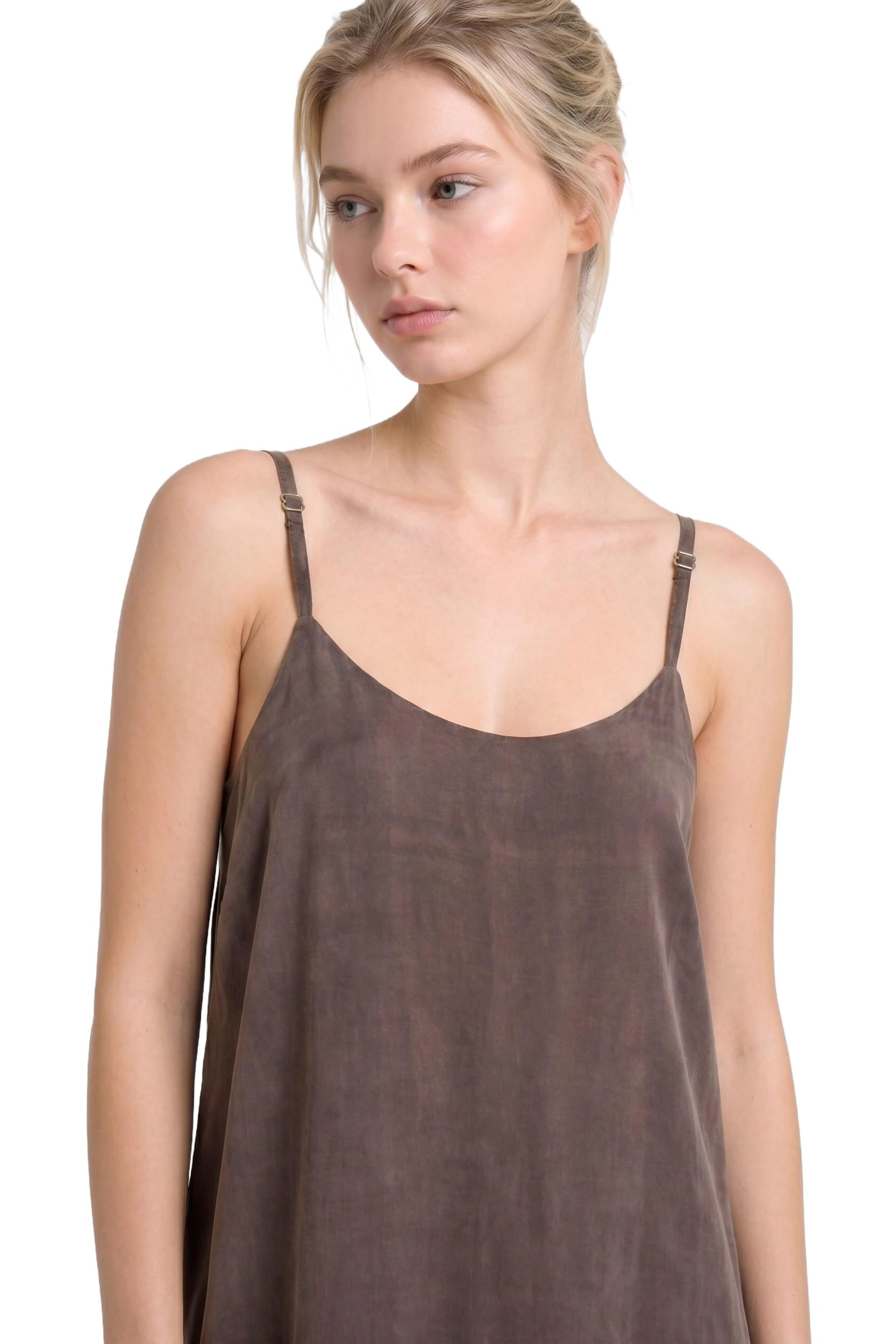 No Matter What Dress in Brown
