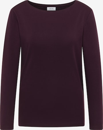 CECIL Shirt 'Pia' in Purple: front