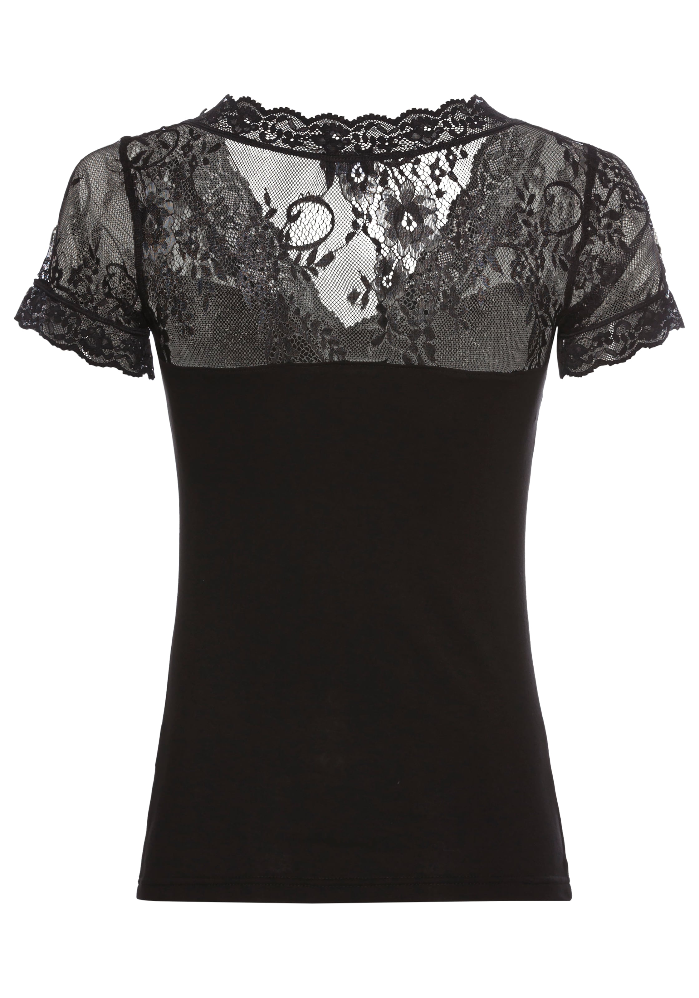 LAURA SCOTT Shirt in Black: front