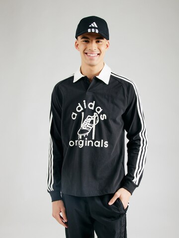 Maglietta di ADIDAS ORIGINALS in nero: frontale