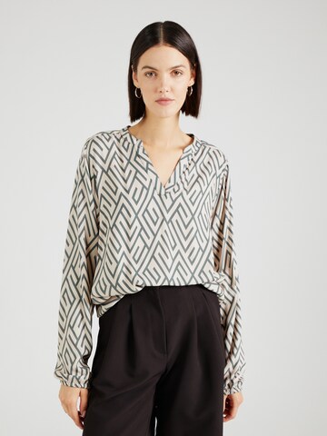 Sublevel Bluse in Beige: Vorderseite