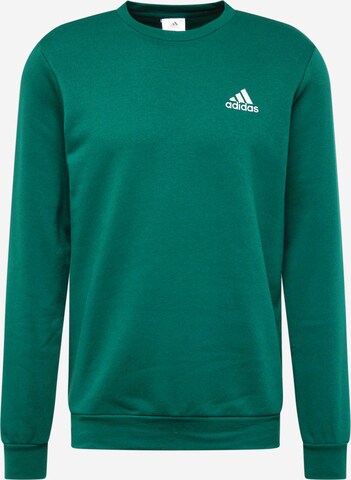 Felpa sportiva 'Essentials' di ADIDAS SPORTSWEAR in verde: frontale