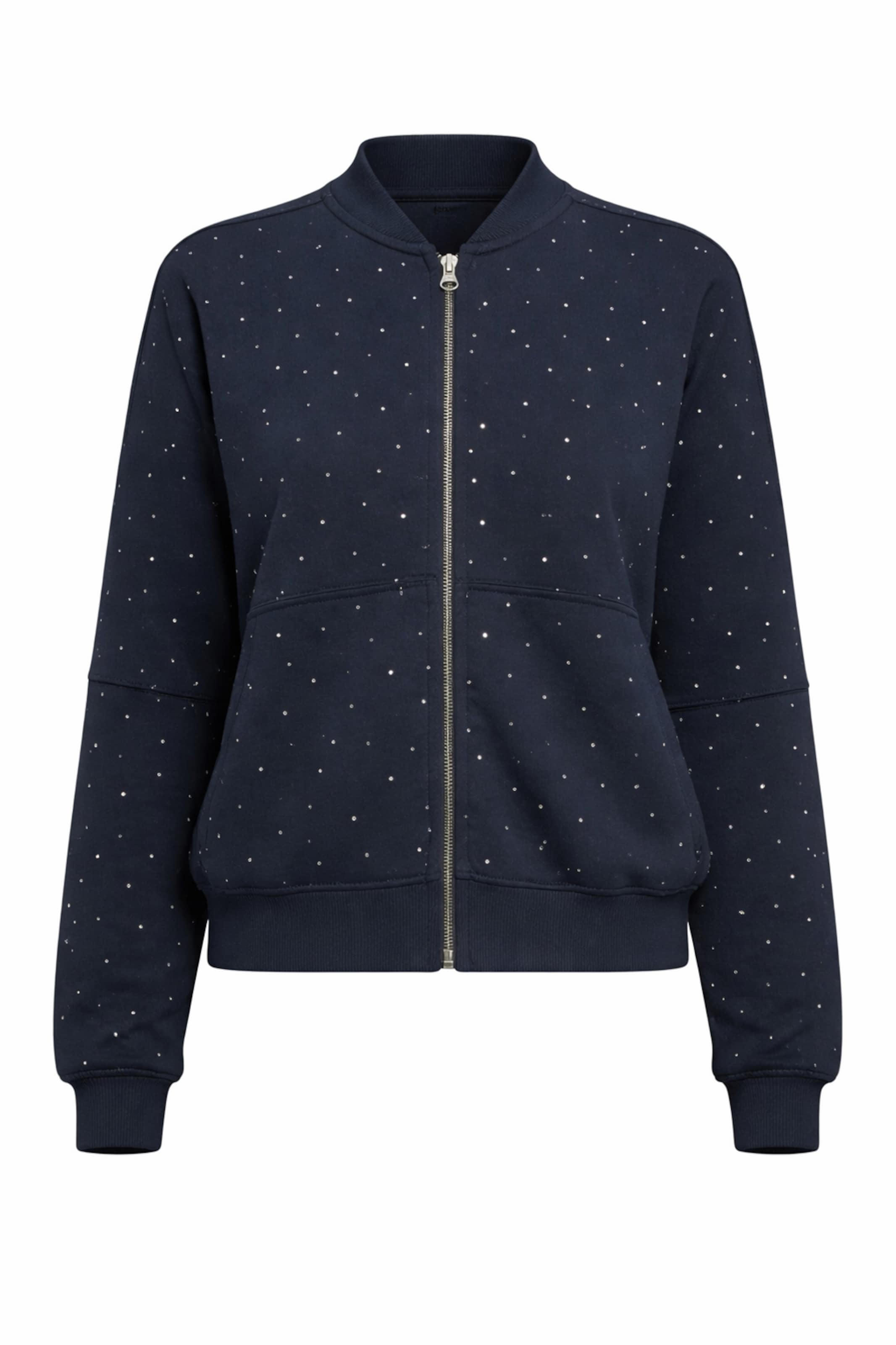 Alexa Dash Sweatjacke in Blau: Vorderseite