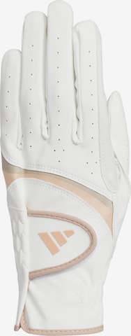 ADIDAS PERFORMANCE - Guantes deportivos 'Adizero' en blanco: frente