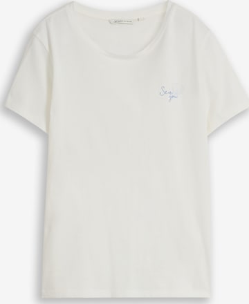 TOM TAILOR DENIM Shirt in White: front