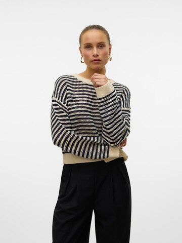 VERO MODA Pullover 'NEWMADERA' in Beige: Vorderseite