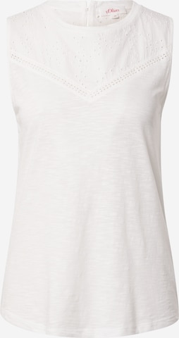 s.Oliver Top in White: front