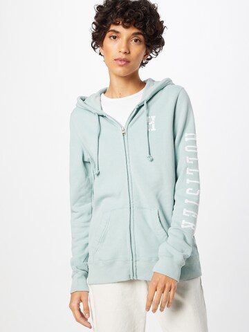 HOLLISTER Sweat jacket in Blue: front