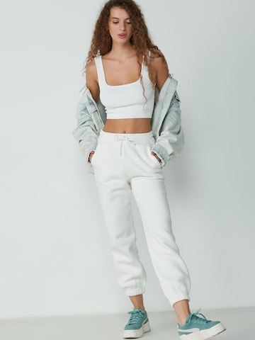 C&City Broek in Beige: voorkant