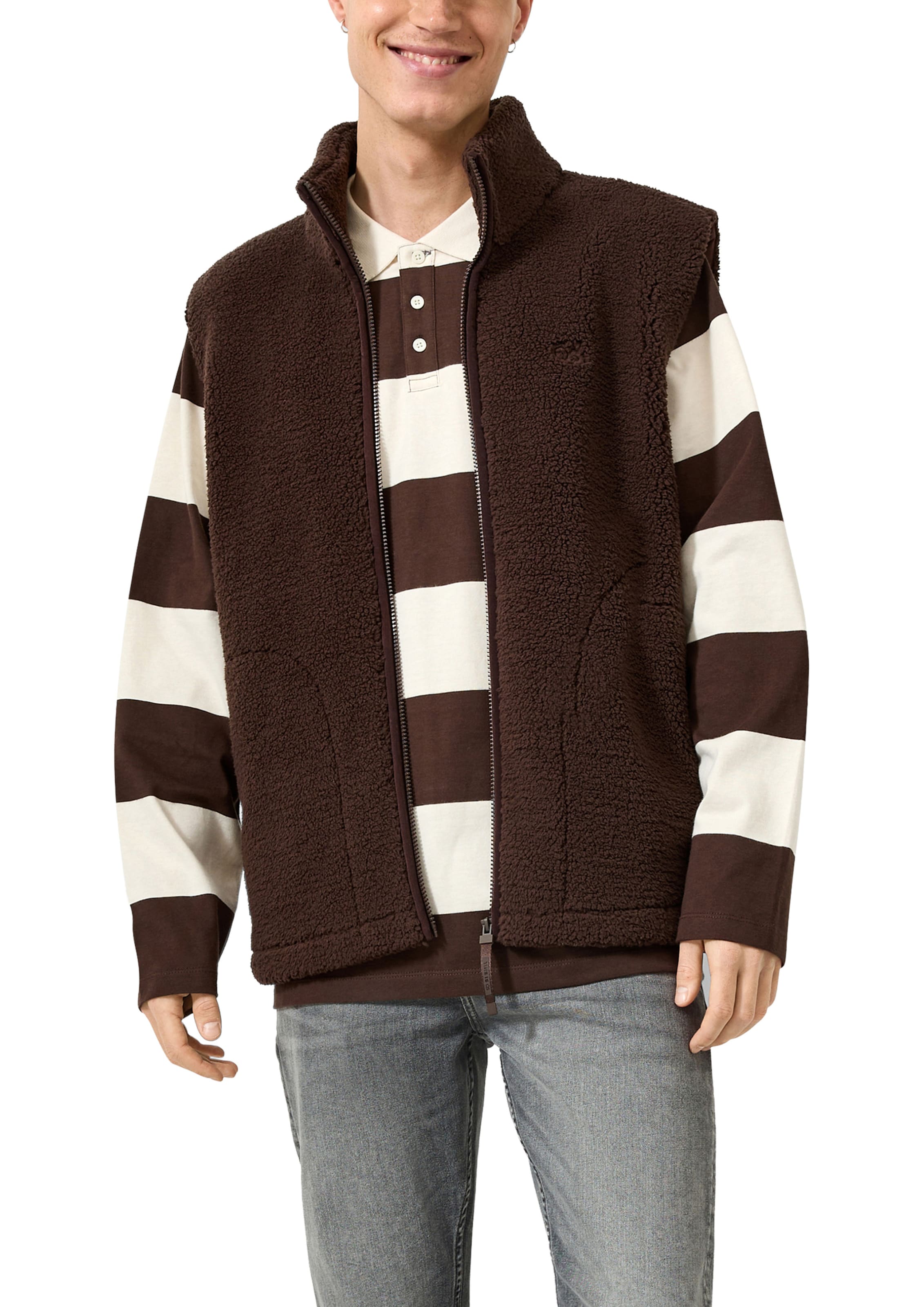 Gilet QS en marron