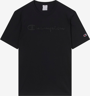 Champion Authentic Athletic Apparel T-Shirt in Schwarz: Vorderseite