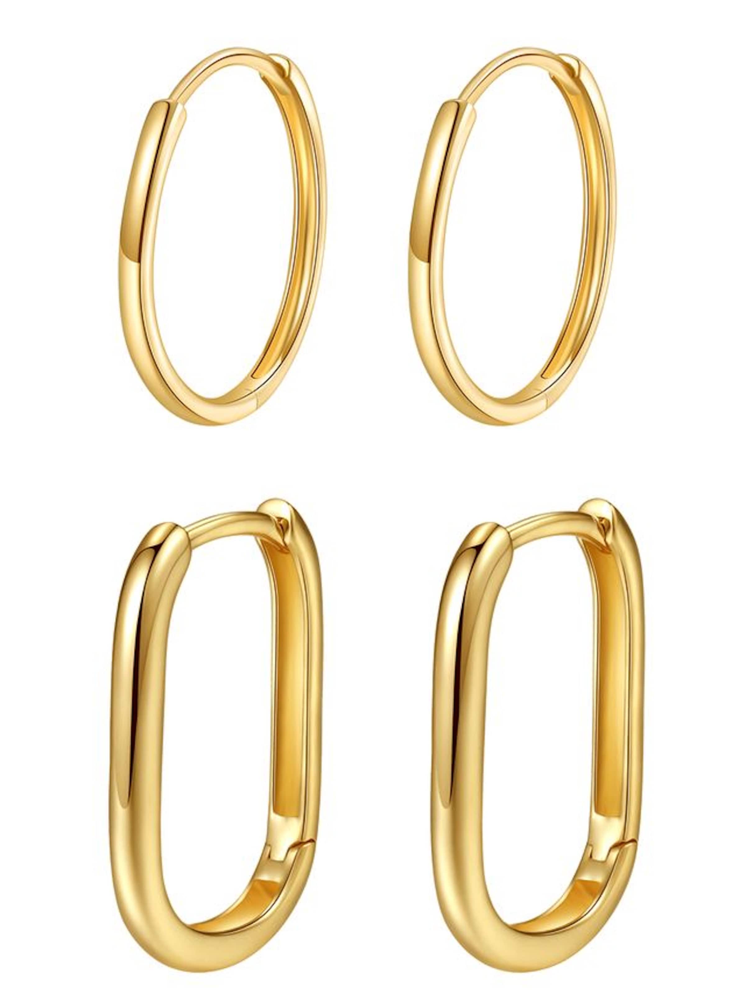 Dear Me Earring in Gold: front