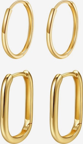 Boucles d'oreilles Dear Me en or : devant