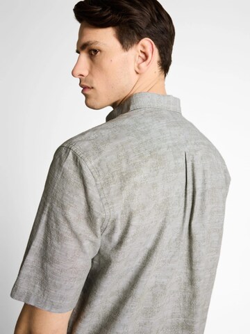 TOM TAILOR Comfort fit Button Up Shirt in Green