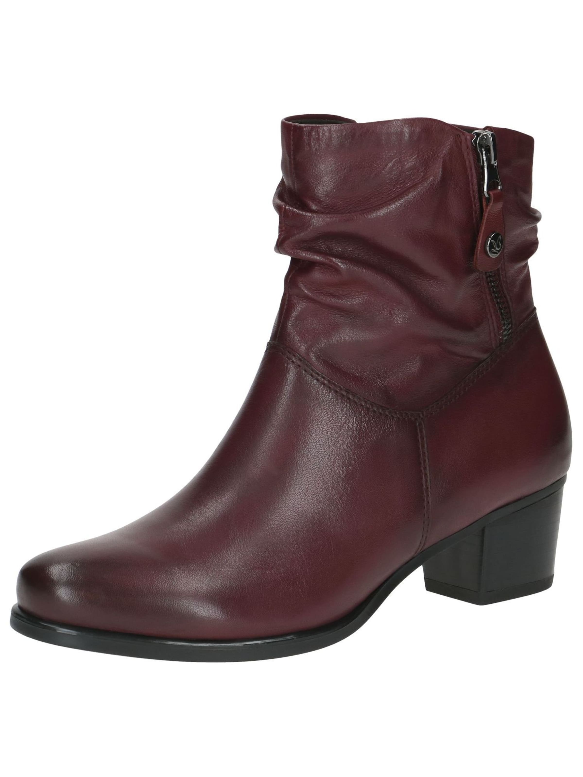 CAPRICE Ankle Boots in Red: front