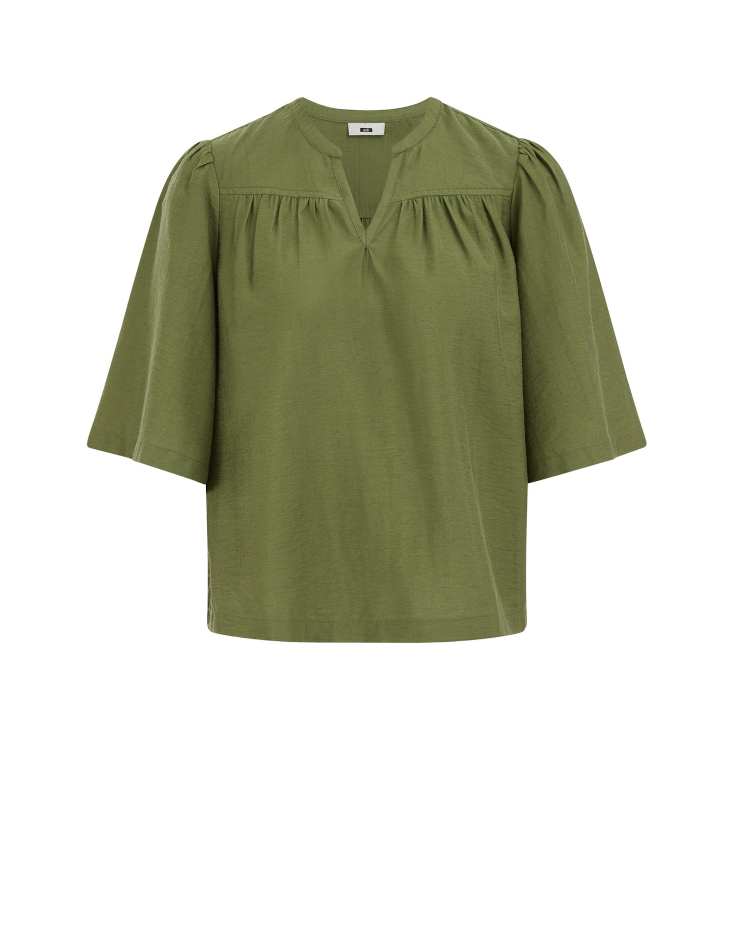 WE Fashion Blúz - zöld: elől