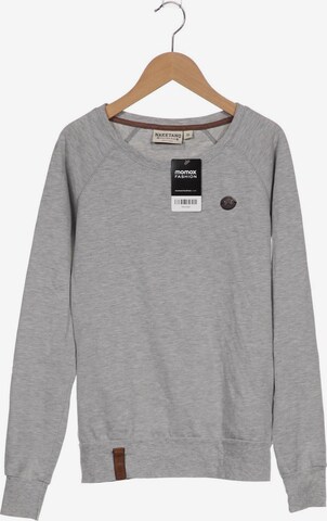 naketano Sweatshirt & Zip-Up Hoodie in S in Grey: front