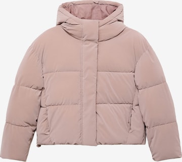 MANGO TEENZimska jakna 'Cropi' - roza boja: prednji dio