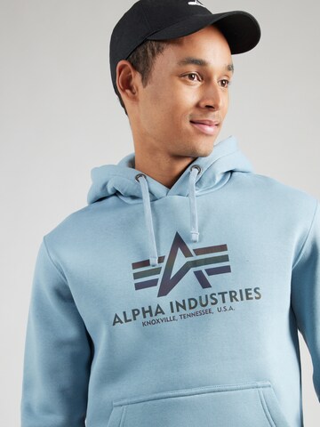 pelēks ALPHA INDUSTRIES Sportisks džemperis
