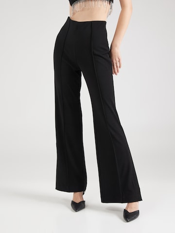 DAY BIRGER ET MIKKELSEN Flared Pleated Pants 'Wagner' in Black: front