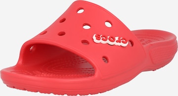 Crocs Mules in Red: front