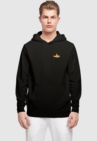 Merchcode Sweatshirt 'Yellow Submarine - Monster No.5' in Schwarz: predná strana