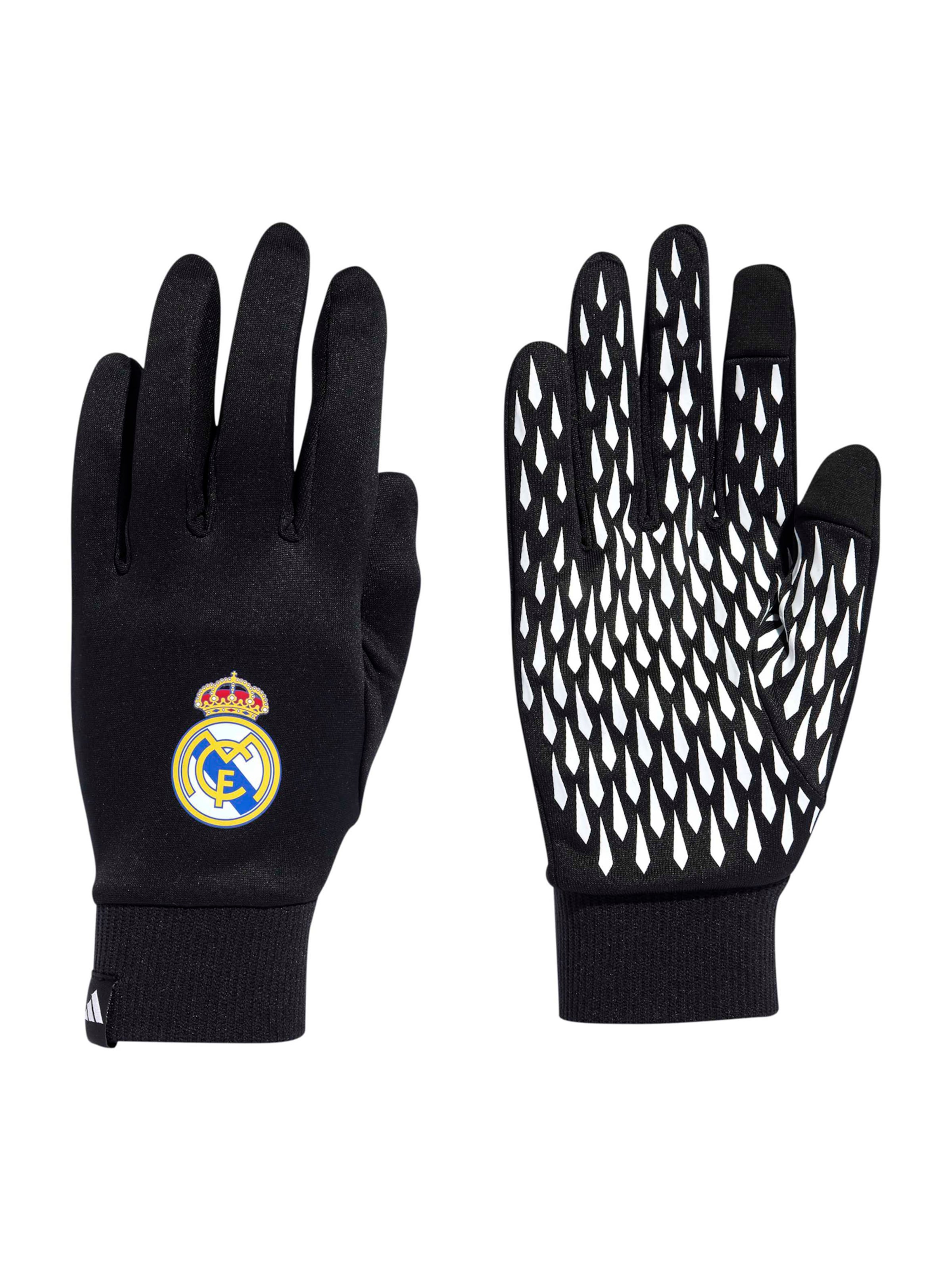 ADIDAS PERFORMANCE Спортивные перчатки 'Real Madrid' в Черный: спереди