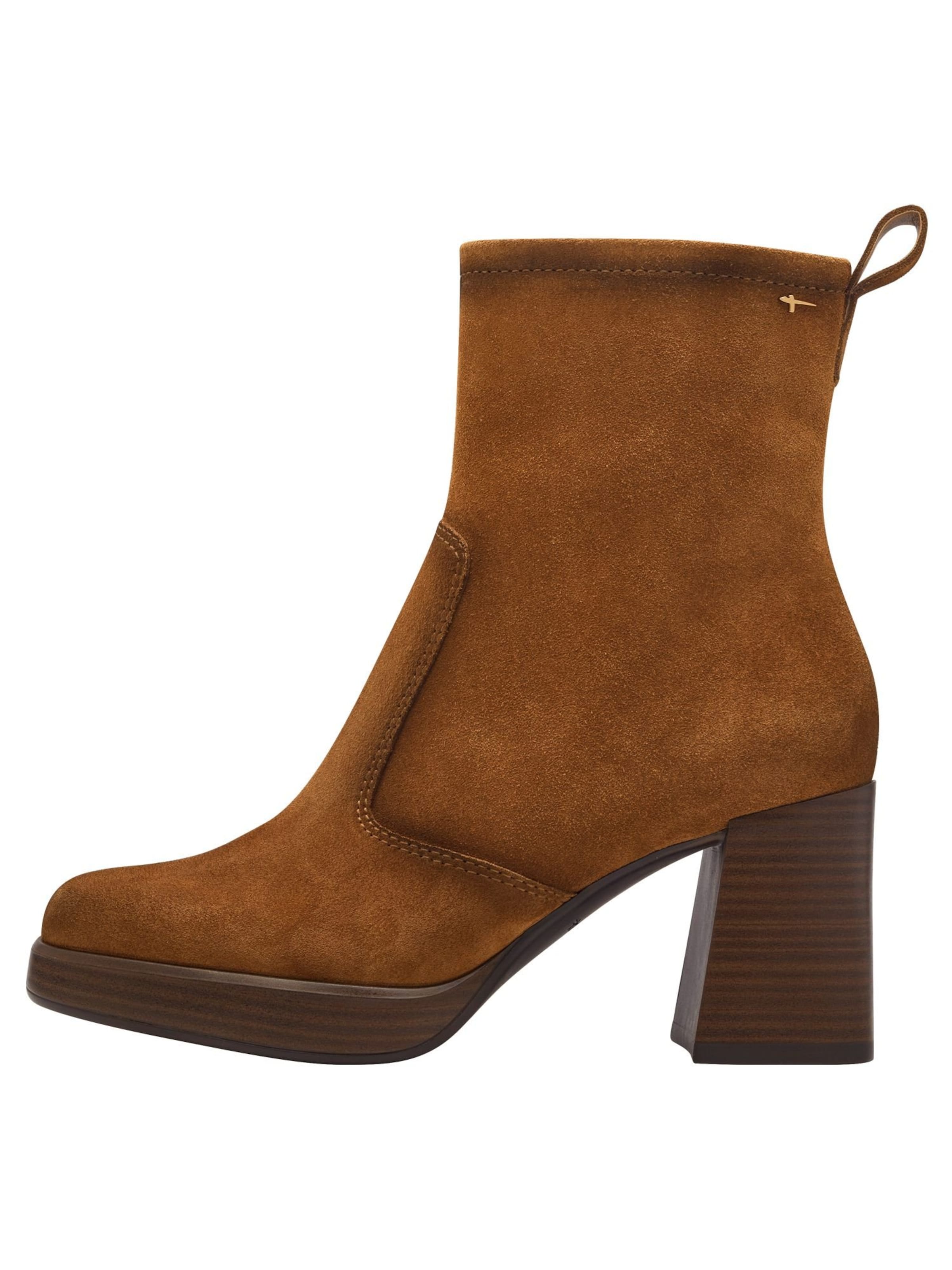 Tamaris Enkellaarsjes in Bruin