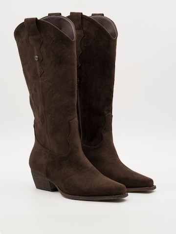 BUONAROTTI Cowboylaarzen in Bruin