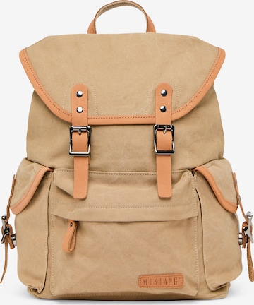 MUSTANG Backpack in Brown: front