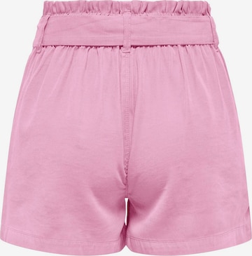 ONLY Loose fit Pleat-Front Pants 'ARIS' in Pink