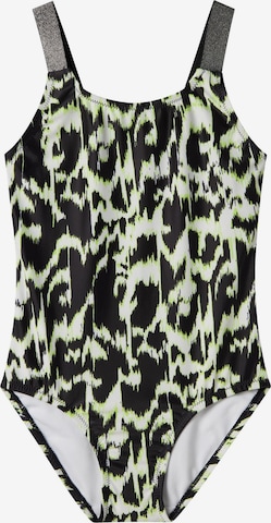 NAME IT Badeanzug in Schwarz: Vorderseite