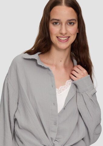 QS Bluse in Grau