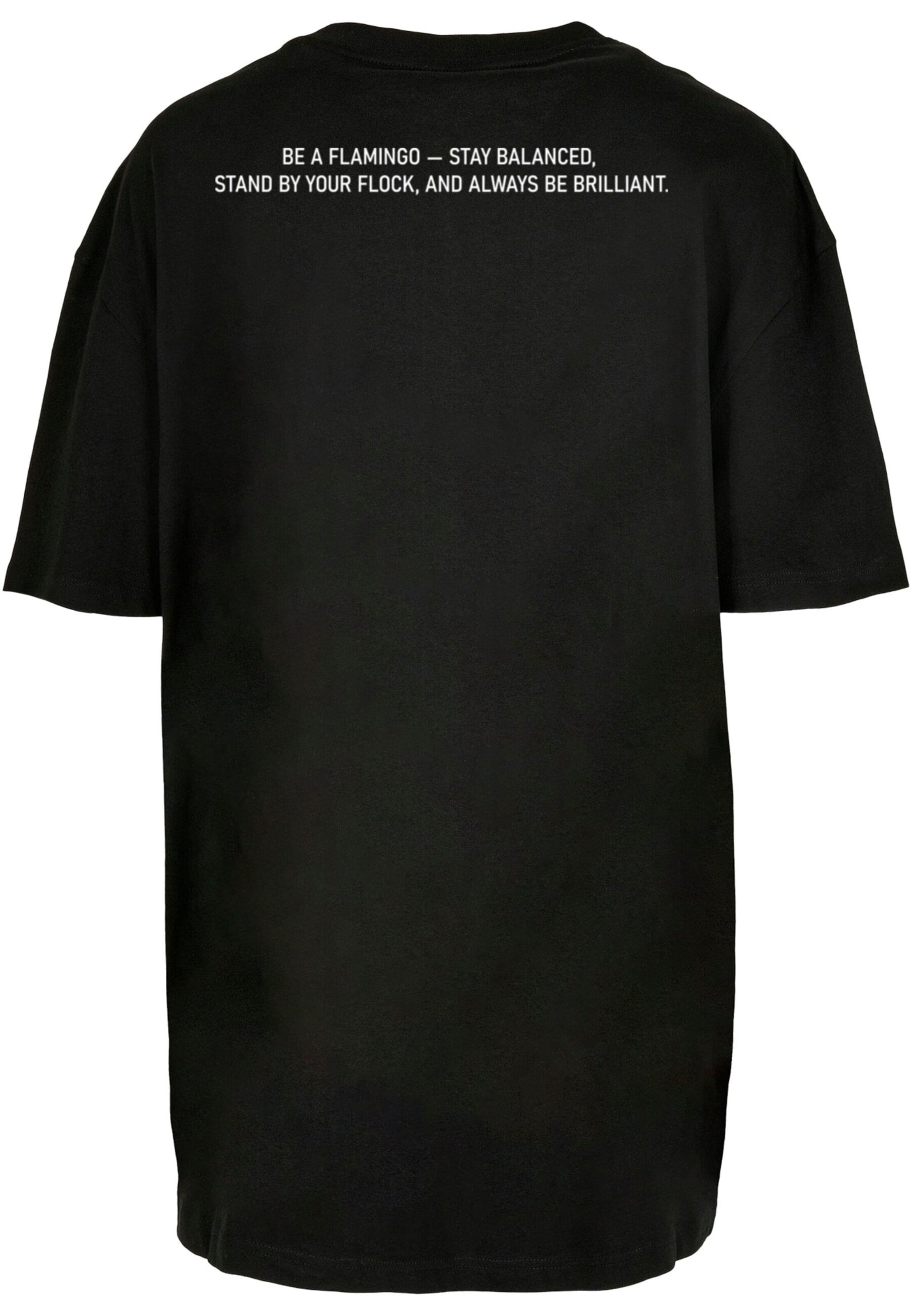 Merchcode Shirt 'Flamingo' in Black