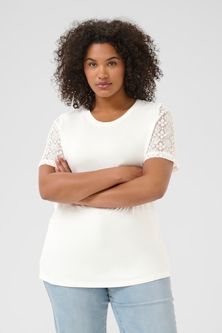 KAFFE CURVE - Camiseta en blanco: frente