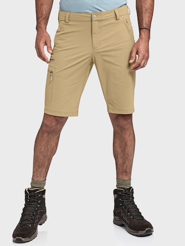 Schöffel Regular Outdoorhose 'Folkstone' in Beige: predná strana