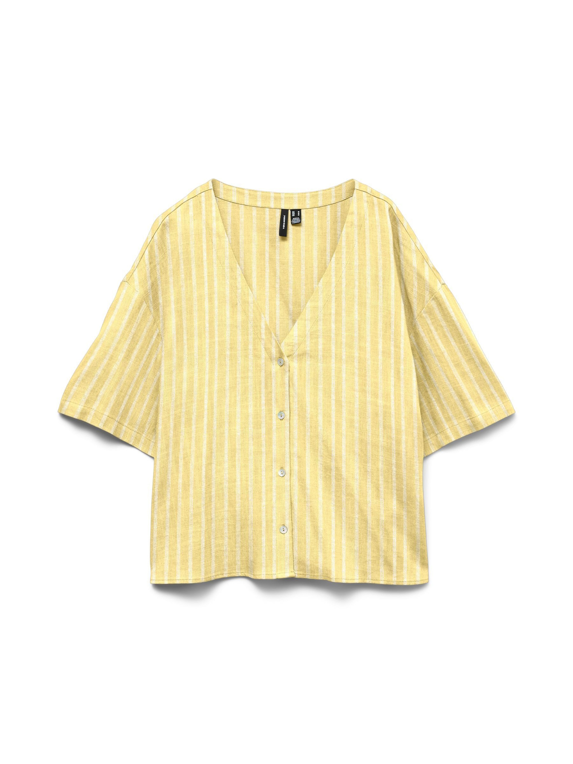 VERO MODA - Blusa en amarillo: frente